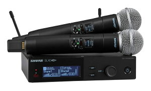 SHURE SLXD24D+J/58-JB ���C�����X�V�X�e�� �uSLXD4D+�v2ch��M�@+�uSLXD2+/SM58�v�}�C�N(���M�@)x2�{�Z�b�g�y���������z