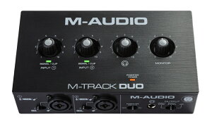 M-Audio M-Track Duo �R���{����2�n�� �t�@���^���d������ 48-KHz 2�`�����l�� USB�I�[�f�B�I�C���^�[�t�F�[�X�y���������z