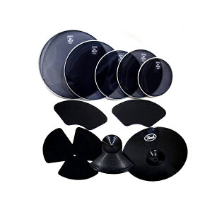 Pearl RT-SLP ���Y���g���x���[�p Silent PACK �}�b�t���w�b�h/�t�@�C�o�[�V���o���Z�b�g�y���������z