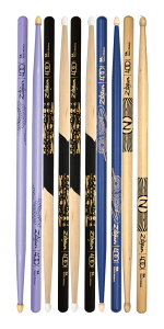 Zildjian 400���N�L�O �h���� �X�e�B�b�N 5A ���f�� 4��e1�y�A�Z�b�g Z5A ACP-400 + Z5A ND-400 + Z5A ACBU-400 + Z5A-400�y���������z