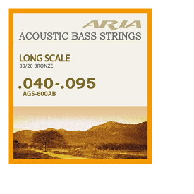 【弦 ×2セット】アリア ARIA AGS-600AB アコースティックベース弦[40-95] ×2セット【メール便発送・全国送料無料・代金引換不可】【ポイント2倍】