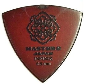 【10枚セット】MASTER8 JAPAN IF-TR080 ×10 INFINIX 三角 0.8mm ギター ピック 【メール便発送・全国送料無料・代金引換不可】【ポイント2倍】