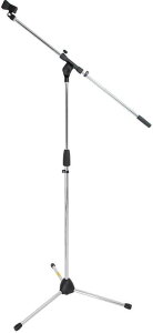 KC MBCS-02/CR(クローム) ブーム・ストレート兼用マイクスタンド【送料無料】【ポイント2倍】
