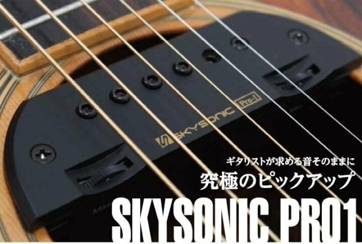 楽天市場】SKYSONIC PRO1 サウンドホール取付け アコースティック 