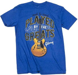 GIBSON T-シャツ ロイヤルブルー/Played By The Greats [Sサイズ] GA-PBRMSM【メール便発送・全国送料無料・代金引換不可】【国内正規品】【ポイント2倍】