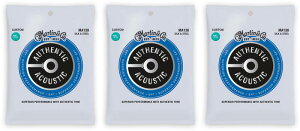 MARTIN MA130 ×3 Authentic Acoustic SP Silk & Steel RpEhy[֔ESEsz