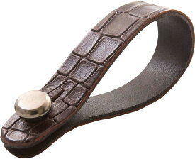 RightOn! STRAPS ALLIGATOR LINK Brown ストラップボタン【メール便発送・全国送料無料・代金引換不可】【ポイント5倍】