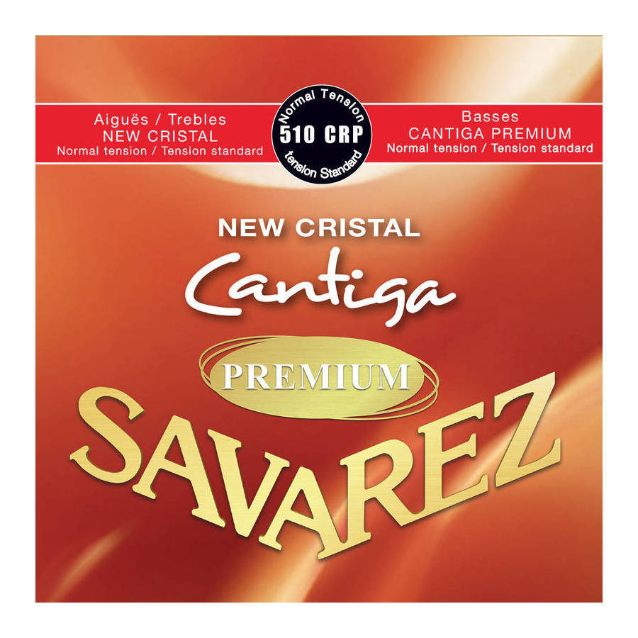 サバレス SAVAREZ 510CRP ×2 Normal tension ニュークリスタル高音弦 カンティーガ・プレミアム低音弦。