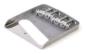 MASTERY BRIDGE M4.2 TELECASTER タイプ用 ブリッジ 硬質クロムメッキ加工 トップロード用穴付【送料無料】【ポイント5倍】