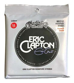Martin MEC12 ×1セット [12-54] Eric Clapton Phosphor Bronze LIGHT【アコギ弦 ×1セット】【メール便発送・全国送料無料・代金引換不可】