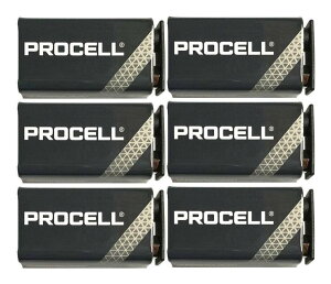 DURACELL PROCELL 9V 006P ×6個 世界の電池シェアNo.1の「デュラセル」社製【限定特価】【メール便発送・全国送料無料・代金引換不可】
