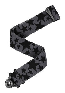 D�fAddario 50BAL14 Stars, Black and Grey �I�[�g ���b�N �M�^�[ �X�g���b�v�y���������z