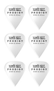 ERNIE BALL P09341 PRODIGY PICKS 2.0mm White SHARP �M�^�[ �s�b�N 6������y���[���֔����E�S�����������E��������s�z