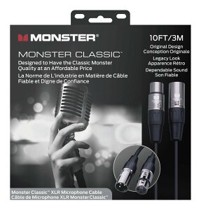MONSTER CABLE CLASS-M-10 [3m XLRIX-XLRX] }CNP[u CLASSIC PRO MICyzy|Cg5{z