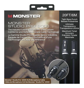 MONSTER CABLE SP2000-M-20 [6m XLR�I�X-XLR���X] �}�C�N�P�[�u�� STUDIO PRO 2000 MIC�y���������z�y�|�C���g5�{�z