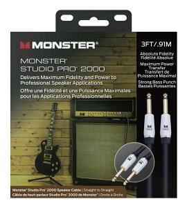 MONSTER CABLE SP2000-S-3 [91cm] �X�s�[�J�[�P�[�u�� STUDIO PRO 2000 SPEAKER�y���������z�y�|�C���g5�{�z