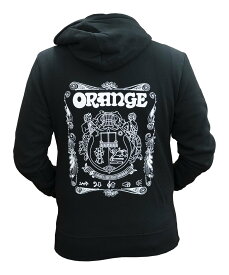 ORANGE Hoodie with Crest and Logo Black [Sサイズ] パーカー ブラック / オレンジロゴ【送料無料】