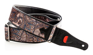 RightOn! STRAPS PAISLEY VELVET-60 Brown �M�^�[�E�x�[�X�p�X�g���b�v �x���x�b�g�ƃy�C�Y���[�̃G���{�X�y���������z�y�|�C���g5�{�z