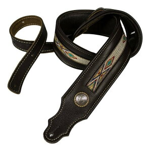 Franklin 11A-CH-N {v M^[Xgbv U[ Xgbv Southwest Padded Leather Guitar Strapyz