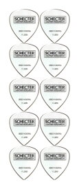 SCHECTER SPT-EZ10CL/10枚セット ティアドロップ 1.25mm 100%土に還る バイオディグレーダブル ギター ピック/10枚セット【メール便発送・全国送料無料・代金引換不可】【ポイント10倍】