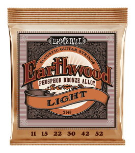 ERNIE BALL 2148 ×1 [11-52] Earthwood Light Phosphor Bronze AR[XeBbNM^[y[֔ESEsz