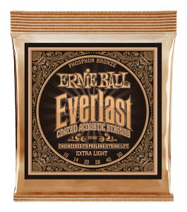 ERNIE BALL 2550 ×1 [10-50] Everlast Extra Light Coated Phosphor Bronze AR[XeBbNM^[y[֔ESEsz