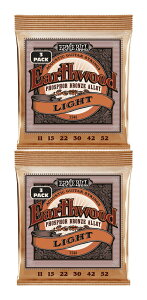ERNIE BALL 3548 ×2 [11-52] Earthwood Light Phosphor Bronze 3ZbgpbN AR[XeBbNM^[yz