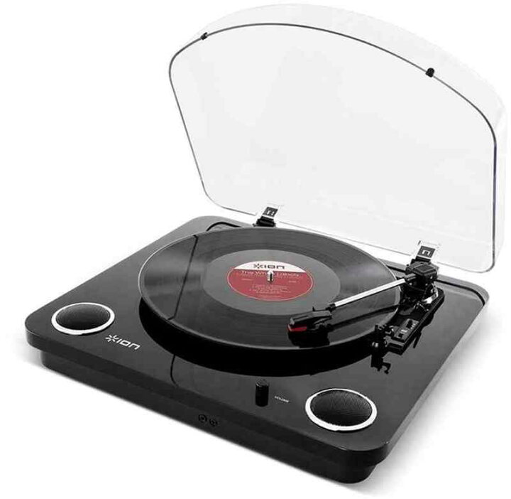 楽天市場】ION AUDIO MAX LP Black スピーカー搭載オールインワンUSB 