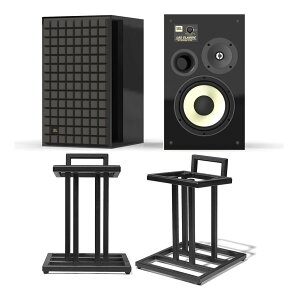 JBL L82 Classic BG Black Edition(�y�A)/JS-80�t/���胂�f�� �u�b�N�V�F���t �X�s�[�J�[/��p�X�^���h�y���������z