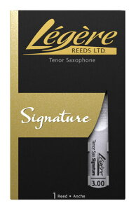 Legere Tenor Saxophone Signature テナー サックス用 樹脂製リード【メール便発送・全国送料無料・代金引換不可】