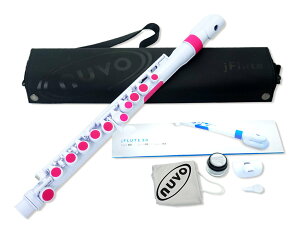 NUVO N220JFPK jFlute 2.0 �z���C�g/�s���N �X���[���T�C�Y �v���X�`�b�N�� �t���[�g C���y���������z