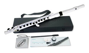 NUVO N230SFWB STUDENT FLUTE 2.0 �z���C�g C�����ǕW������ �v���X�`�b�N�� �t���[�g C���y���������z