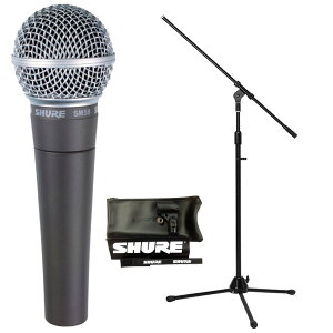 SHURE SM58LCE(�u�[���}�C�N�X�^���h�t7�_�Z�b�g)/���K�i2�N�ۏ؁y���������z