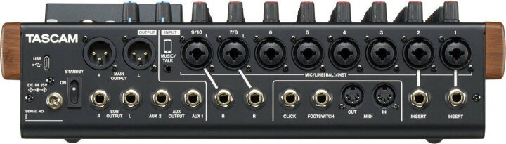 楽天市場】TASCAM Model 12 オールインワン・プロダクション・ミキサー 