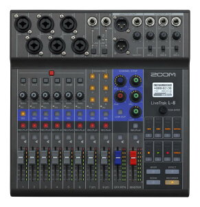 ZOOM LiveTrak L-8 |bhLXgɁA~[WbNɃCu~LT[R[_[yz