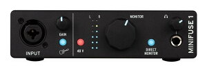 ARTURIA MINIFUSE 1 BK �I�[�f�B�I�E�C���^�[�t�F�[�X�y���������z�y�|�C���g5�{�z
