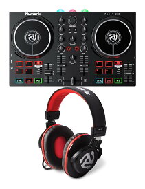 Numark Party Mix II+HF175 / LEDパーティライト搭載 DJコントローラー+純正DJヘッドホン【送料無料】