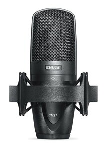SHURE SM27-SC-X �V���b�N�}�E���g�t �R���f���T�[�}�C�N���z�� SM27-SC�y���������z