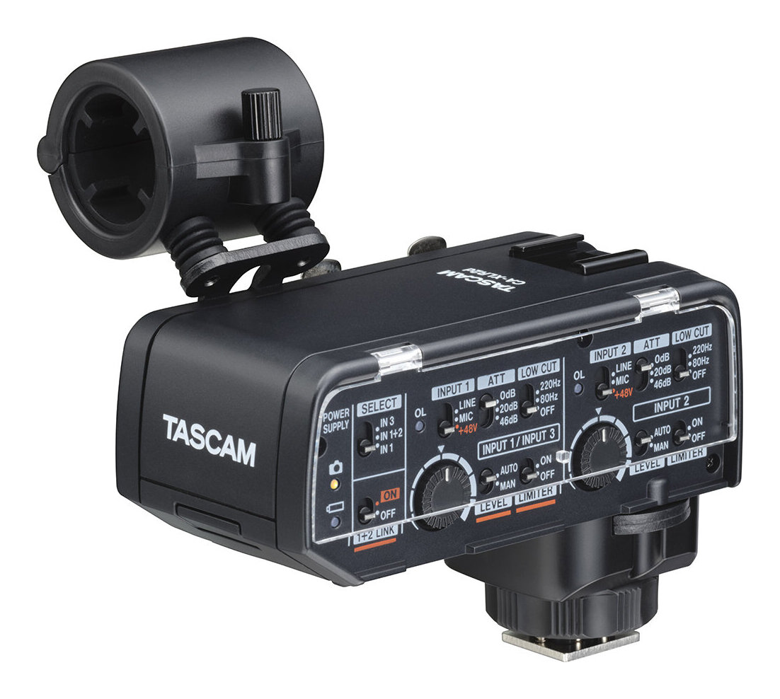 TASCAM CA-XLR2d-F ミラーレスカメラ対応 XLRマイクアダプター FUJIFILM Kit 富士フィルム キット