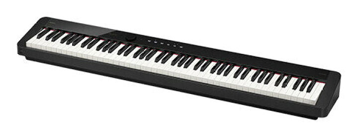 楽天市場】CASIO PX-S1100BK ブラック スリムボディ デジタルピアノ 