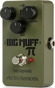 ELECTRO HARMONIX Green Russian Big Muff Nano�V���[�Y�̃p�b�P�[�W�ŕ��� Distortion/Sustainer/�������K�i�y���������z�y�|�C���g5�{�z