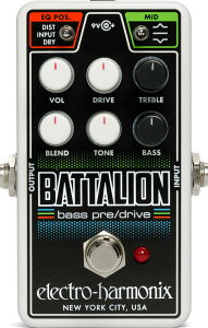ELECTRO HARMONIX Nano Battalion Bass Preamp & Overdrive �x�[�X�p�v���A���v&�I�[�o�[�h���C�u�y���������z�y�|�C���g5�{�z