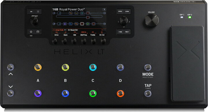 楽天市場】LINE6 HELIX LT ギタープロセッサー マルチエフェクター 
