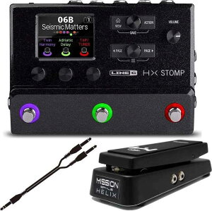 LINE6 HX STOMP/ペダルSP1-L6H+接続ケーブルATL484A/1.5付 マルチエフェクター 超コンパクト・プロフェッショナル・ギター・プロセッサー【送料無料】