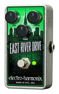 ELECTRO HARMONIX EAST RIVER DRIVE �I�[�o�[�h���C�u�y���������z�y�������K�i�z�y�|�C���g3�{�z