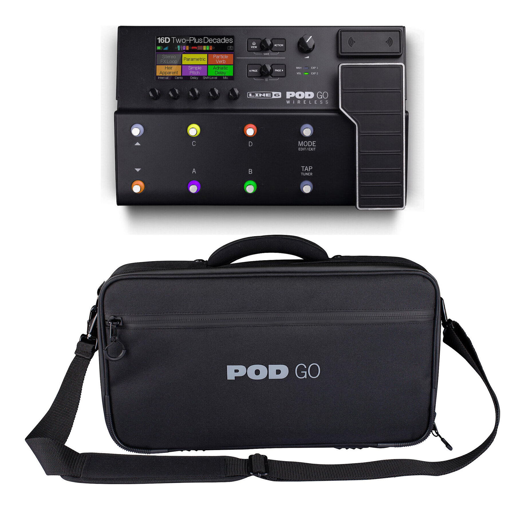 LINE6 POD Go Wireless+POD Go Shoulder Bag ワイヤレス ギター・プロセッサー  マルチエフェクター+専用バッグ【送料無料】【smtb-TK】 | さくら山楽器