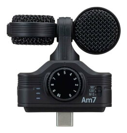 ZOOM Am7 USB Type-C接続のAndroidデバイス用高音質ステレオマイク【送料無料】