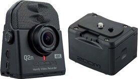 ZOOM Q2n-4K(外部バッテリーケース/BCQ-2n付) ズーム ミュージシャンのための4Kカメラ Handy Video Recorder ハンディビデオレコーダー【送料無料】