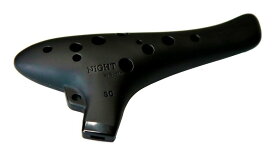 NIGHT by Noble ナイト プラスチック オカリナ ソプラノC調 ブラック(ラバー仕上) BLACK RUBBER【送料無料】