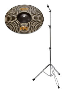 MEINL CC10DAS + CS-01 �X�v���b�V�� �V���o�� + �V���o���X�^���h �Z�b�g/�J�z���p�y���������z